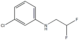 m-chloro-N-(2,2-difluoroethyl)aniline Structure