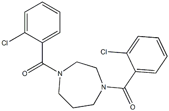 [4-(2-chlorobenzoyl)-1,4-diazepan-1-yl](2-chlorophenyl)methanone,332389-17-0,结构式