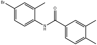 N-(4-bromo-2-methylphenyl)-3,4-dimethylbenzamide Struktur