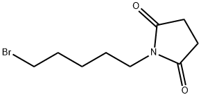 2,5-Pyrrolidinedione, 1-(5-bromopentyl)- Structure