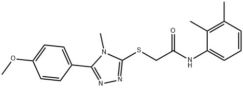 N-(2,3-dimethylphenyl)-2-{[5-(4-methoxyphenyl)-4-methyl-4H-1,2,4-triazol-3-yl]sulfanyl}acetamide|