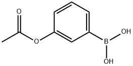 3-乙酰氧基苯硼酸 结构式