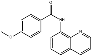 4-methoxy-N-(quinolin-8-yl)benzamide,33757-50-5,结构式