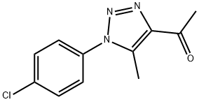 1-[1-(4-chlorophenyl)-5-methyl-1H-1,2,3-triazol-4-yl]ethan-1-one Structure