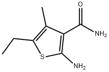 2-amino-5-ethyl-4-methylthiophene-3-carboxamide Structure