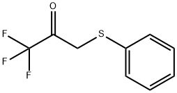 2-Propanone, 1,1,1-trifluoro-3-(phenylthio)-,34509-09-6,结构式