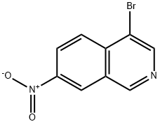 4-溴-7-硝基异喹啉, 347146-29-6, 结构式