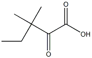 3,3-dimethyl-2-oxopentanoic acid Struktur