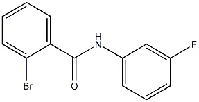 2-bromo-N-(3-fluorophenyl)benzamide Struktur