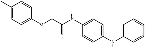 N-(4-anilinophenyl)-2-(4-methylphenoxy)acetamide Structure