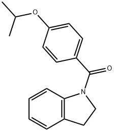 1-(4-isopropoxybenzoyl)indoline Struktur