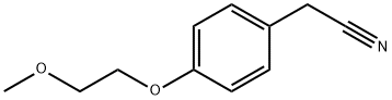 2-[4-(2-甲氧基乙氧基)苯基]乙腈,352547-54-7,结构式