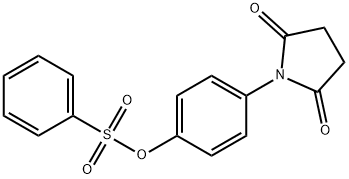 4-(2,5-dioxopyrrolidin-1-yl)phenyl benzenesulfonate Structure