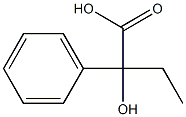 2-hydroxy-2-phenylbutanoic acid Struktur