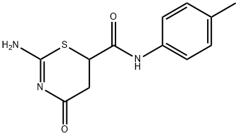 2-amino-N-(4-methylphenyl)-4-oxo-5,6-dihydro-4H-1,3-thiazine-6-carboxamide|