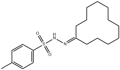 N'-cyclododecylidene-4-methylbenzenesulfonohydrazide Structure