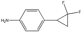 4-(2,2-Difluorocyclopropyl)benzenamine Struktur