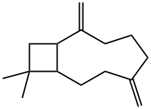 Bicyclo[7.2.0]undecane, 10,10-dimethyl-2,6-bis(methylene)- 结构式