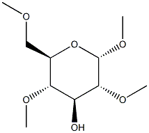 Methyl2,4,6-tri-O-methyl-a-D-glucopyranoside Structure