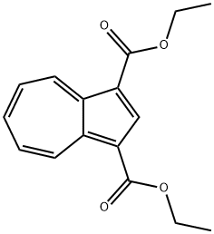 1,3-二甲酸二乙酯薁, 36044-39-0, 结构式