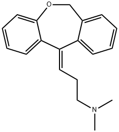 3-[(11E)-Dibenzo[b,e]oxepin-11(6H)-ylidene]-N,N-dimethyl-1-propaneamine,3607-34-9,结构式