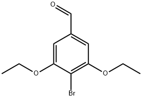 4-bromo-3,5-diethoxybenzaldehyde Structure