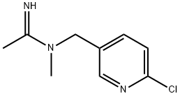 Ethanimidamide, N-[(6-chloro-3-pyridinyl)methyl]-N-methyl- 化学構造式