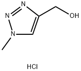 (1-甲基-1H-1,2,3-三唑-4-基)甲醇盐酸 结构式