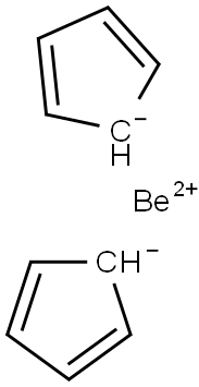 beryllium dicyclopenta-2,4-dienide Structure