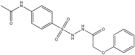 N-(4-{[2-(2-phenoxyacetyl)hydrazino]sulfonyl}phenyl)acetamide|