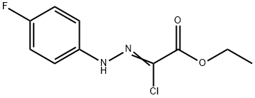 2-氯-2-[2-(4-氟苯基)肼基]乙酸乙酯 结构式