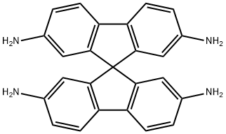 2,2',7,7'-Tetraamino-9,9'-spirobifluorene Structure