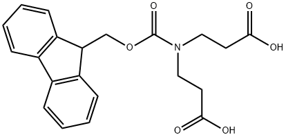 Fmoc-iminodipropionic acid Structure