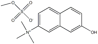 N,N,N-三甲基-2-胺基-7-羟基萘,硫酸甲酯盐(1:1) 结构式