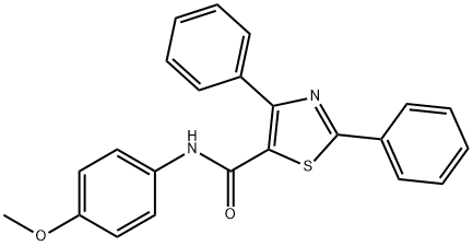 379250-78-9 N-(4-methoxyphenyl)-2,4-diphenyl-1,3-thiazole-5-carboxamide