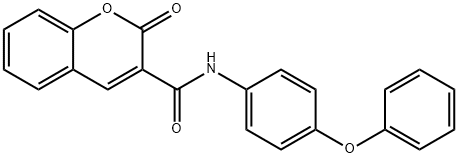 2-oxo-N-(4-phenoxyphenyl)-2H-chromene-3-carboxamide Structure