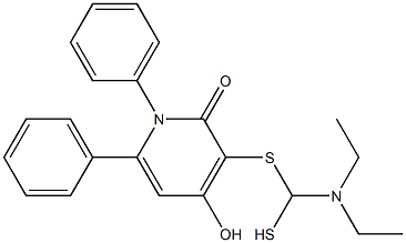 380634-33-3 3-{[(diethylamino)(sulfanyl)methyl]sulfanyl}-4-hydroxy-1,6-diphenyl-2(1H)-pyridinone