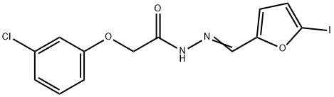 382165-37-9 2-(3-chlorophenoxy)-N'-[(5-iodo-2-furyl)methylene]acetohydrazide