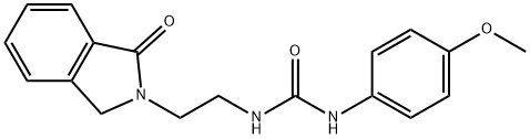 385377-05-9 N-(4-methoxyphenyl)-N'-[2-(1-oxo-1,3-dihydro-2H-isoindol-2-yl)ethyl]urea