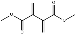 Butanedioic acid, 2,3-bis(methylene)-, 1,4-dimethyl ester Struktur