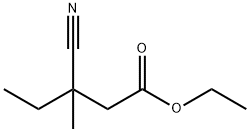 3-氰基-3-甲基戊酸乙酯, 39121-94-3, 结构式