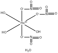 五水硝酸钬, 39675-76-8, 结构式