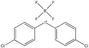 Bis(4-chlorophenyl)iodonium tetrafluoroborate Struktur