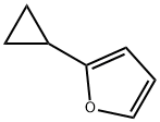 2-CYCLOPROPYLFURAN 结构式