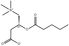VALERYL-L-CARNITINE, 40225-14-7, 结构式