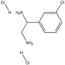 1-(3-CHLOROPHENYL)ETHANE-1,2-DIAMINE DIHYDROCHLORIDE Struktur