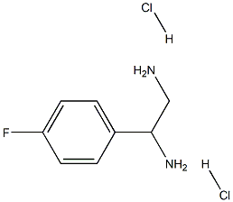 1-(4-FLUOROPHENYL)ETHANE-1,2-DIAMINE DIHYDROCHLORIDE Structure