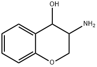 2H-1-Benzopyran-4-ol, 3-amino-3,4-dihydro- Structure