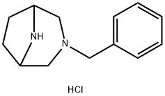 3-benzyl-3,8-diazabicyclo[3.2.1]octane hydrochloride Struktur