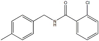 2-chloro-N-(4-methylbenzyl)benzamide Struktur